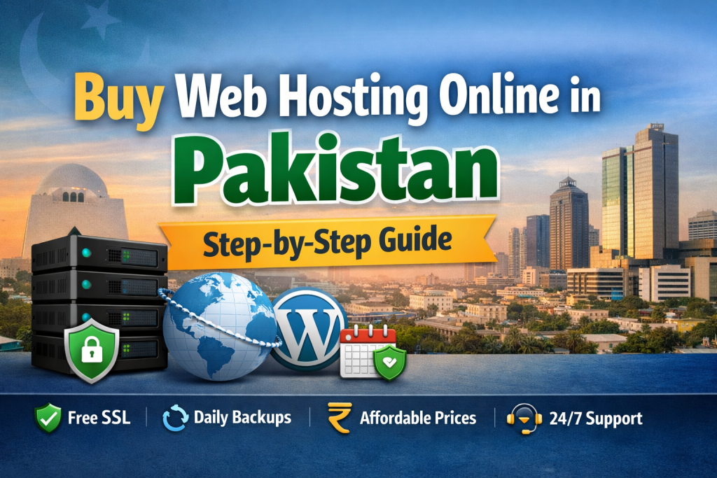 buy web hosting online Pakistan