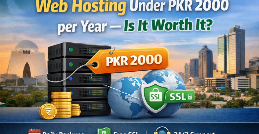 web hosting under 2000 PKR