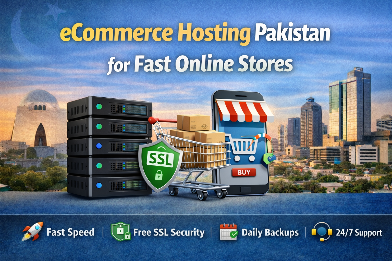eCommerce hosting Pakistan