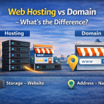 web hosting vs domain