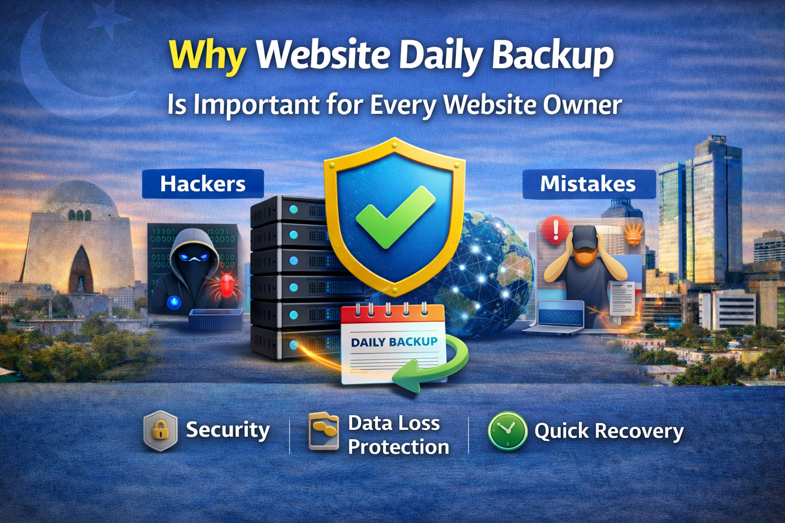 website daily backup
