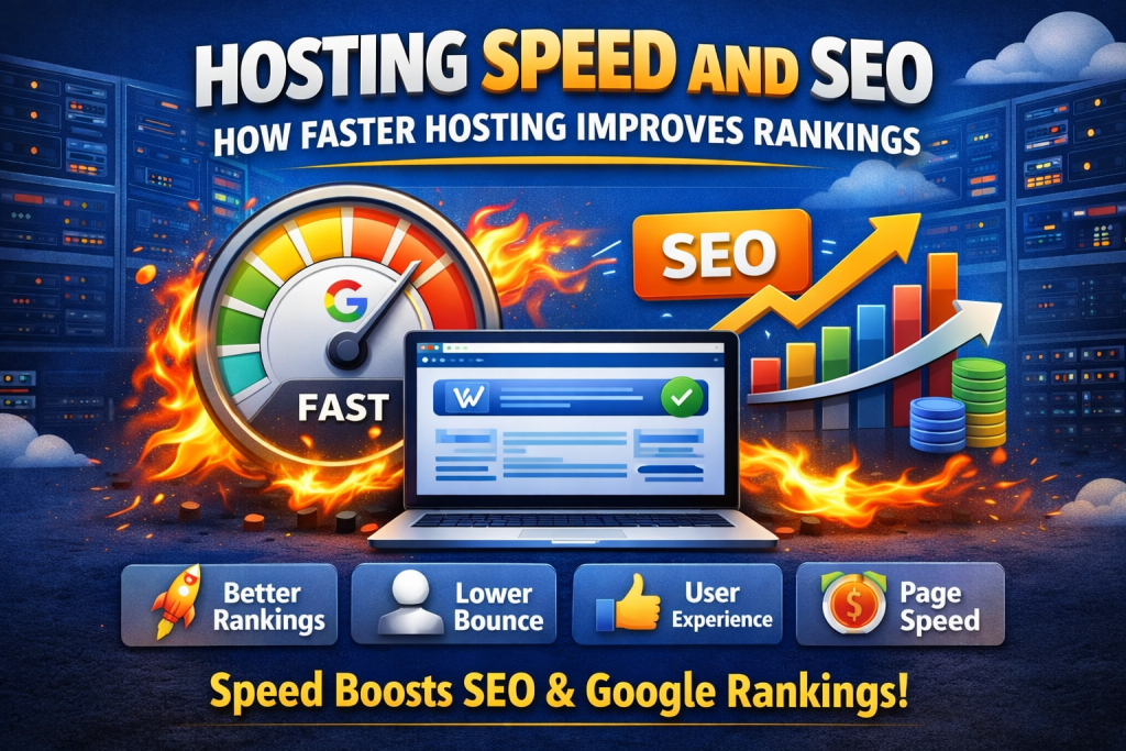 hosting speed and SEO