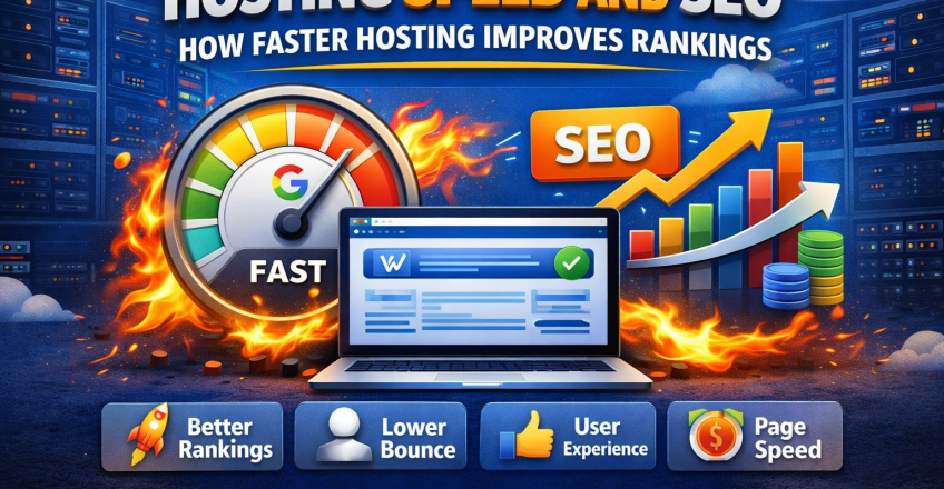 hosting speed and SEO