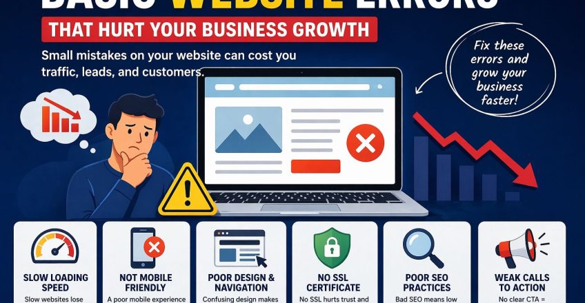 basic website errors