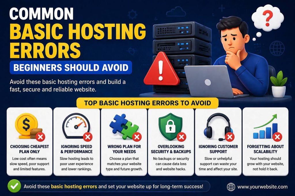 basic hosting errors