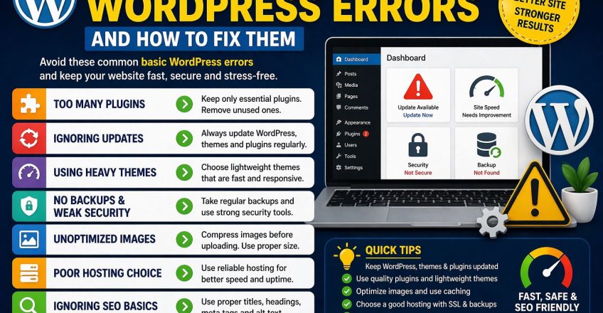 basic WordPress errors