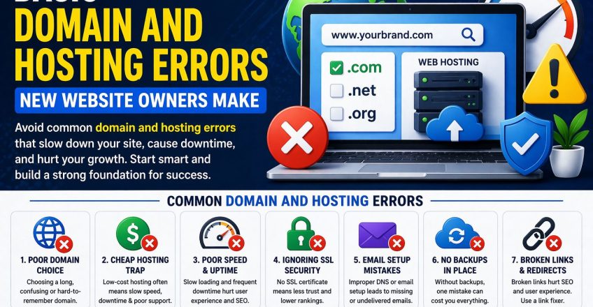 domain and hosting errors