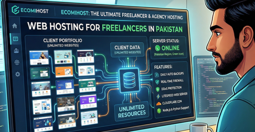 Web hosting for freelancers in Pakistan