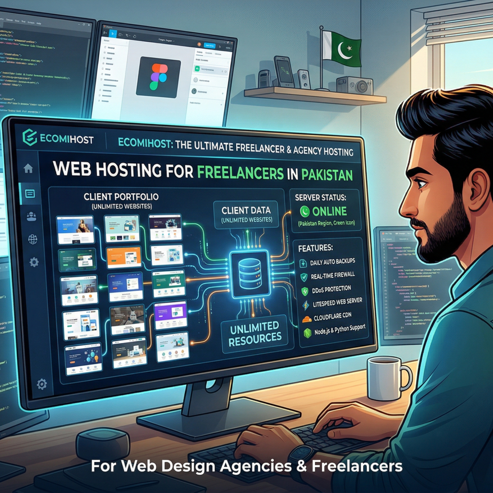 Web hosting for freelancers in Pakistan