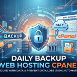 Daily backup web hosting cPanel