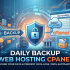 Daily backup web hosting cPanel