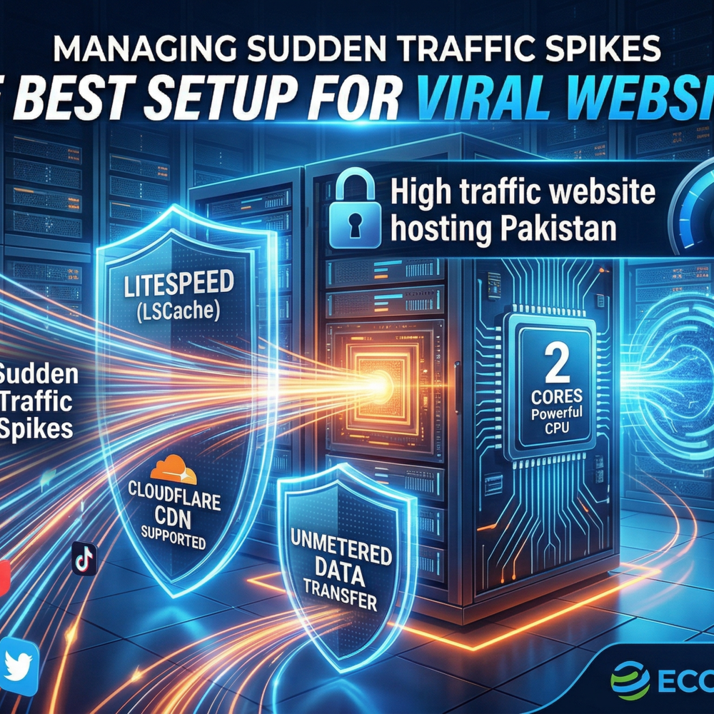 High traffic website hosting Pakistan